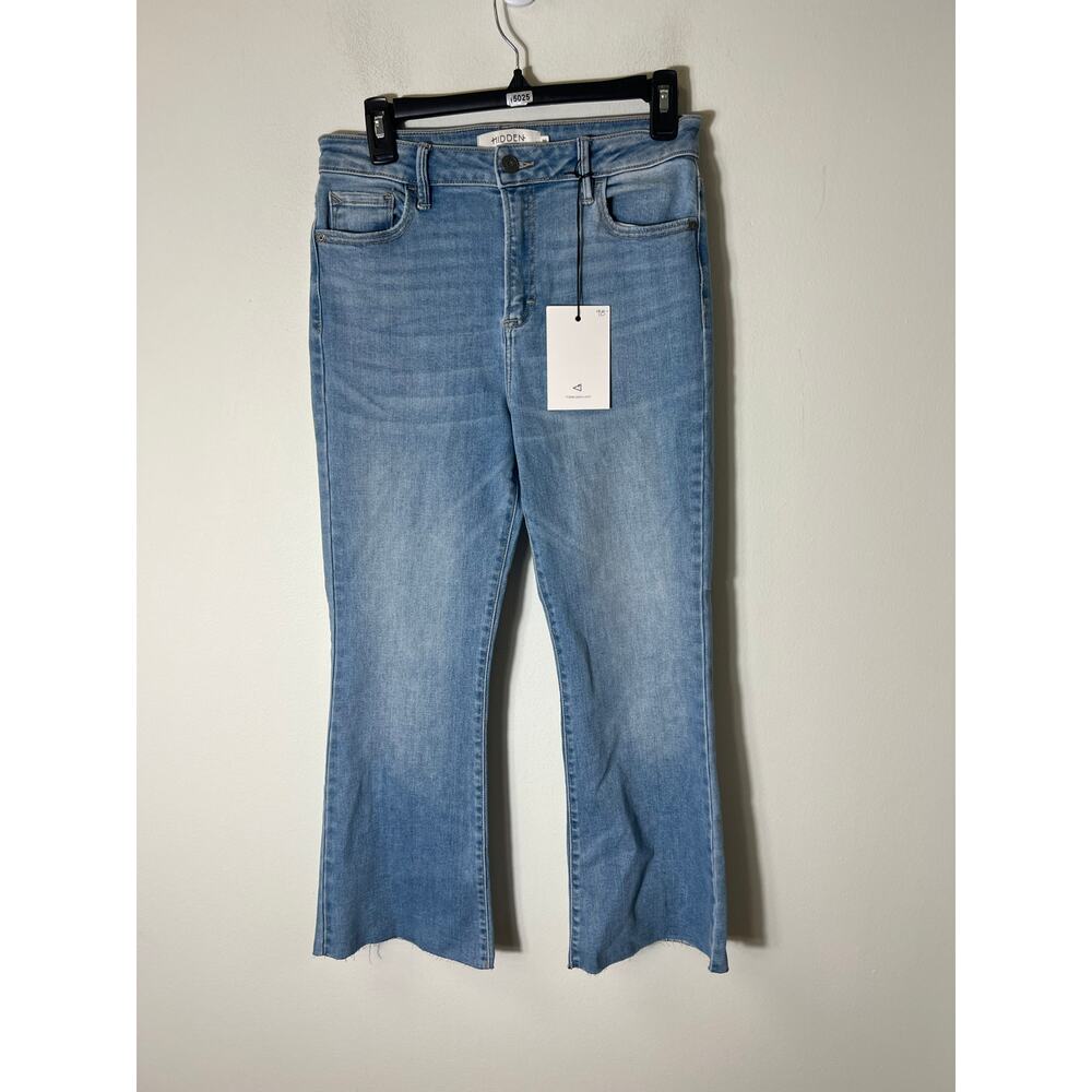 NWT Hidden Los Angeles Happi Crop Flare Jeans Sz 29